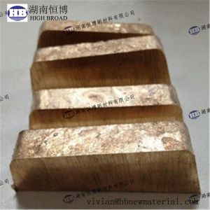 China ISO CuTi50 Copper Titanium Master Alloy Improve Alloy on sale