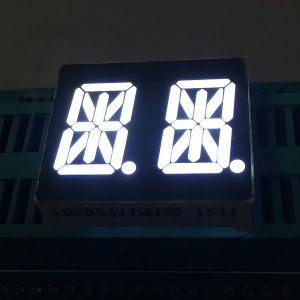 China Ultra Bright White 0.54 14 Segment Led Display Dual Digit common anode For Instrument Panel on sale