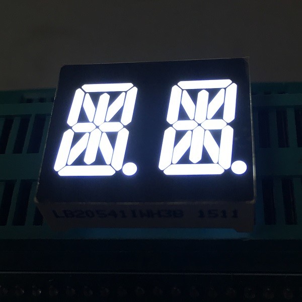 Quality Ultra Bright White 0.54" 14 Segment Led Display Dual Digit common anode For Instrument Panel wholesale