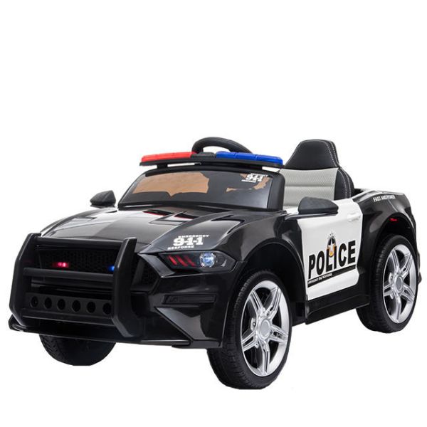 Quality 12V Electric Police Car for Kids Age Range 2-4 Years With Remote Control Warning Light and Megaphone 2023 wholesale
