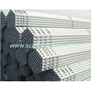 Cheap Factory specialized in Q235 scaffolding hot dip galvanized pipe, painted tube, black MS pipes for sell, 48mm OD 6000mmL for sale