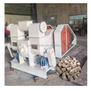 65mm Hydraulic Wood Biomass Piston Press Machine with 380/220 Voltage and Spare