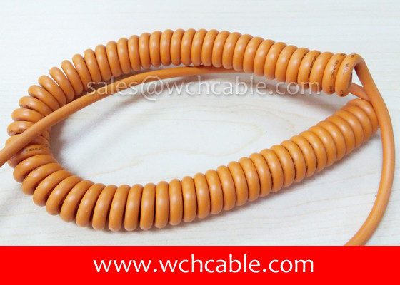 Quality UL Spiral Cable, AWM Style UL22009 26AWG 3C VW-1 80°C 600V, TPE / TPU wholesale