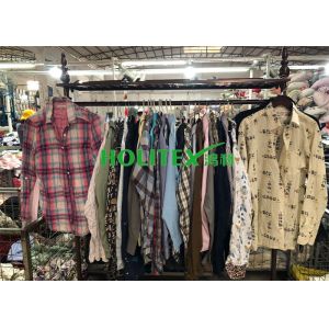 Cheap Wearable Clean Mens Used Clothing Long Sleeves Mixed Color For Summer for sale