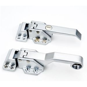 Soundproof Door Handle Push Lock Box Freezer Zinc Alloy Stainless Steel