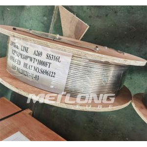 Down Hole Hydraulic Control Line High Duplex 2205 Yield Annealing Stainless