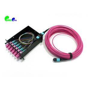 Rack Mount 1 x MTP Male - 6 x LC Duplex 12F OM4 Type A MPO MTP Cassette High