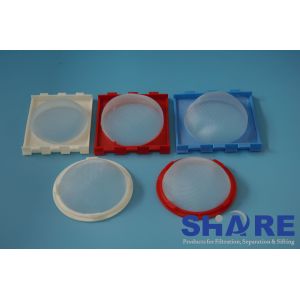 Customized Shape Nylon Mesh Filter Discs Ultrasonic Laser Cutting