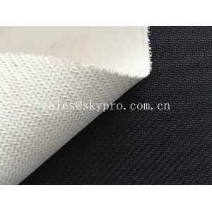 Natural foam rubber sheet black and white color chevron texure on bottom