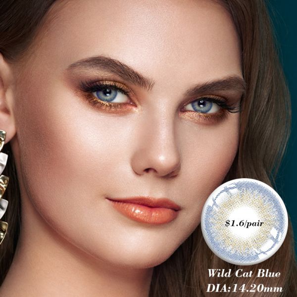 Quality Custom Prescription Colored Contacts Toric Brown Blue For Light Eyes wholesale