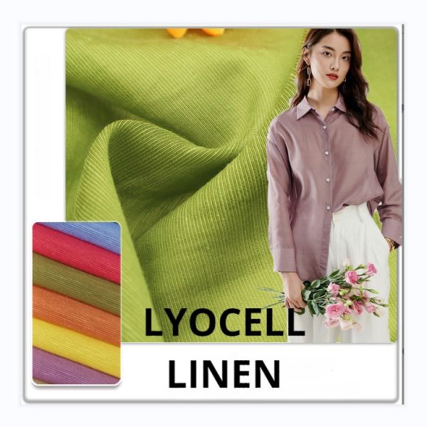 New Year Popular Soft Comfortable Linen Loycell With Slub Style in Light Weight