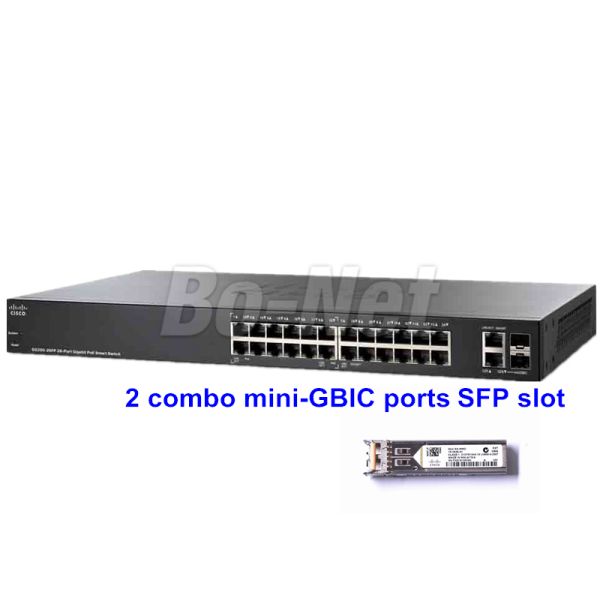 SG200 26FP CN Cisco POE Switch 24 For Small Business HOL Blocking Prevention