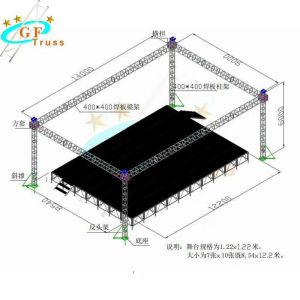 Aluminum Alloy 6082 Linear Array Speaker Hang Beam Truss