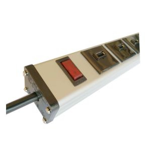 Universal 19 Multi Port USB Charging Power Strip With Surge Protection And