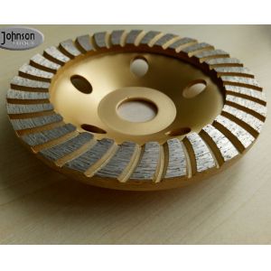 Balanced Turbo 125mm Diamond Grinding Wheels For Stone with M14 thread
