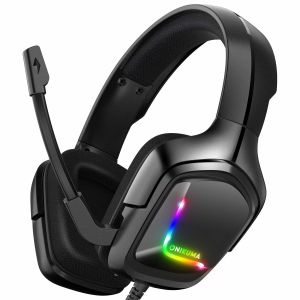 Bass PS4 2.2kohm Onikuma K20 Gaming Headset With Mic