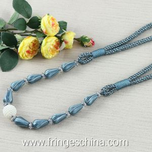 Delicate custom long tassel fringe trimming for curtain attractive tieback