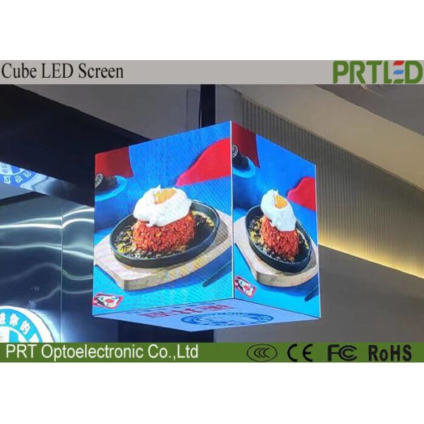 Quality Outdoor Magic Rgb Advertising P3.9 3.91 Led 3D Cube Video Wall Screen Square Cabinet Display wholesale