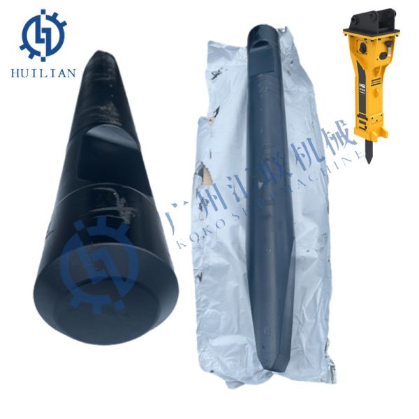 Quality Excavator Breaker Chisel Jack Hammer Rod Chisel for HB3100 HB300 HB2500 HB2000 HB2200 HB4200 HB3600 HB4700 HB5800 HB7000 Hydraulic Breaker Spare Parts wholesale