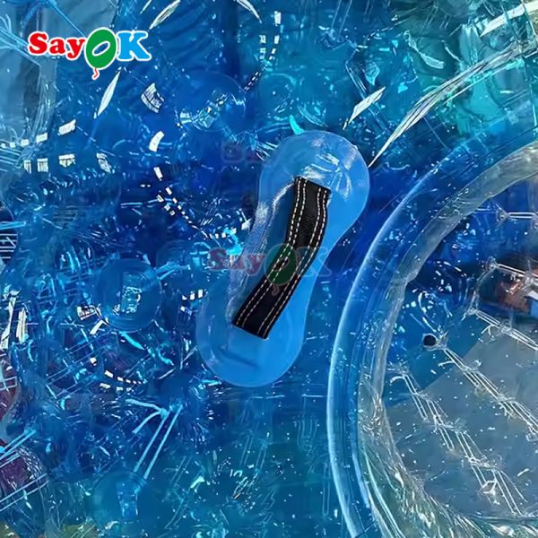 Sayok Inflatable Transparent PVC Human Hamster Rolling Zorb Roller Ball Water Walking Game Ball for Water Toys