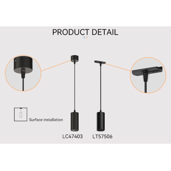Switchable Slim Surface Mounted Downlights Tri CCT Surface Mounted Adjustable Downlight