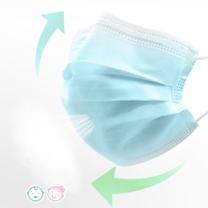 3 Layer Disposable Kids Medical Mask With High Bacteria Efficiency