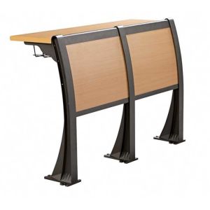 Custom Folded Seat School Desk And Chair For Lecture Room 5 Years Warranty