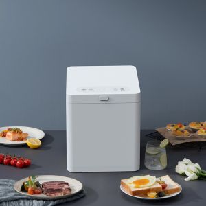 White Smart Kitchen Composter 110V Automatic With MultiGrind Technology