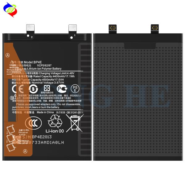 4500mAh Replacement Battery For Xiaomi Mi 13 lite phone BP4E Rechargeable Batteries