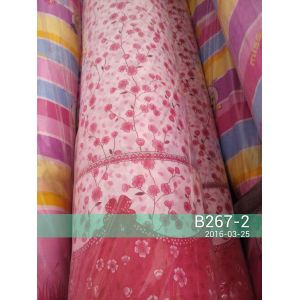 Wrinkle Resistant 40gsm Woven Printed Fabric With Floral Printed