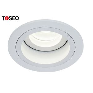 Recessed Cob Downlight , GU5.3 Round Black Adjustable LED Downlight