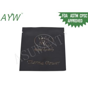 China Fragrance Barrier Heat Seal Bags With 3 Side Sealed , Small Scent Lock Bag For Bath Salt on sale