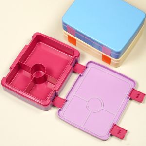 Eco Conscious 4 Compartment Bentgo Lunch Box With Lid Pink
