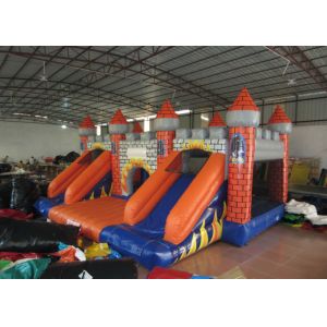 Classic inflatable castle jump house colourful inflatable bouncy double slide