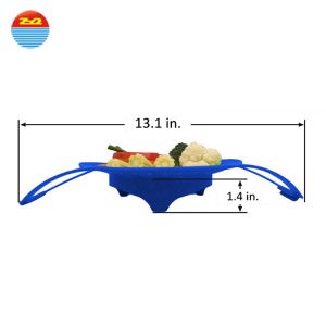 high quality silicone vegetable best veggie steamer rack for pot