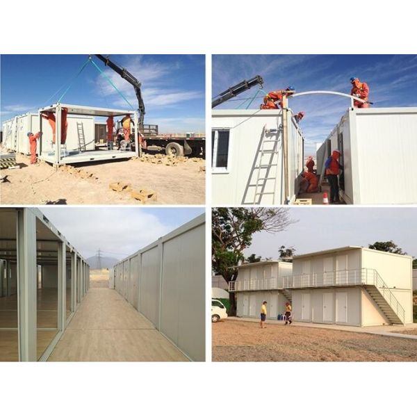 Quality 2016 new prefab foldable container house with modular bathroom wholesale