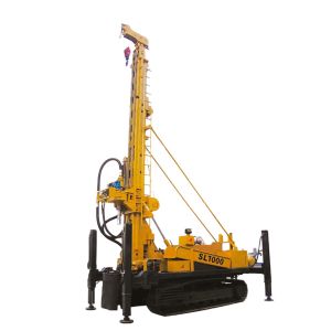 China Hydraulic Water well Drilling Rig with Diesel Engine mounted on crawler, trailer or truck on sale