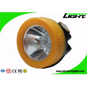 Magnetic Charging Led Miners Cap Lamp 10000lux All In One Structure Msha