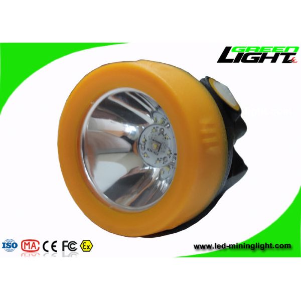 Magnetic Charging Led Miners Cap Lamp 10000lux All In One Structure Msha