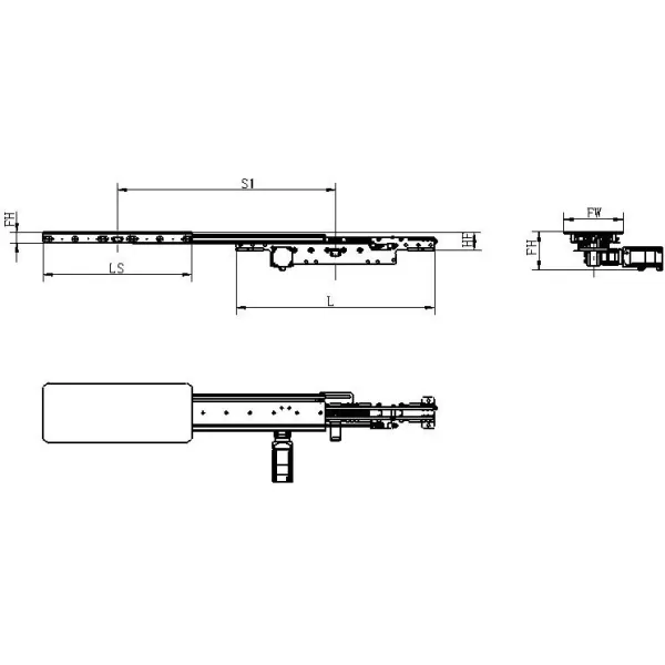 Lightweight Single Motor Single Deep Hfta42-700*800*850 Loading Forkpallet Fork