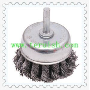 Cheap Twist Knotted Rod &amp; Bowl Wire Wheel Brushes TRT09 for sale