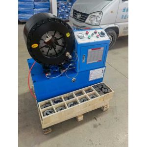 4 Inch Hydraulic Hose Crimping Machine with PLC Control 16 Dies 6-102mm Range
