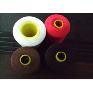 Black Polyester Coats Sewing Thread High Tenacity , Small Cones