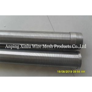 Continuous Slot Johnson Wire Screen Sand Control 89mm Diameter