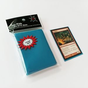 WS Color Card Sleeves Blue Strong Welds Matte Textured Surface Handling SGS