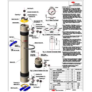 DuPont SFP 2860 XP IntegraFlux Ultrafiltration Membrane Module Volume 35 L