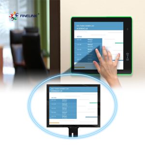 17 Inch G G Capacitive PCAP Touch Panel for Bank Terminal USB/I2C/Serial Port