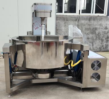 Gas Powered Heavy Duty Horizontal Mixer for Vacuum Jam and Strawberry Sauce Making