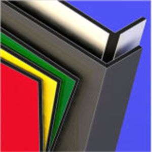 Glossy Red Aluminum Composite Cladding Panels 1240mm For Interior Signage