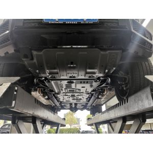 Enhance Your Benz G500 with Full Skid Plate Set Engine Guard Plate Armor in Grey